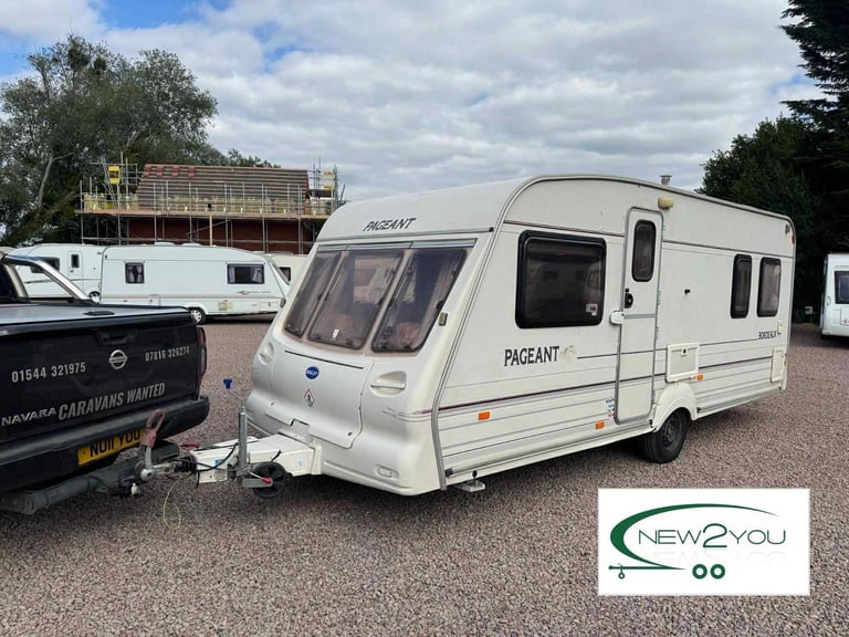 image for 2001 Bailey Pageant Bordeaux 4 Berth FIXED BED Caravan - STOCK E178