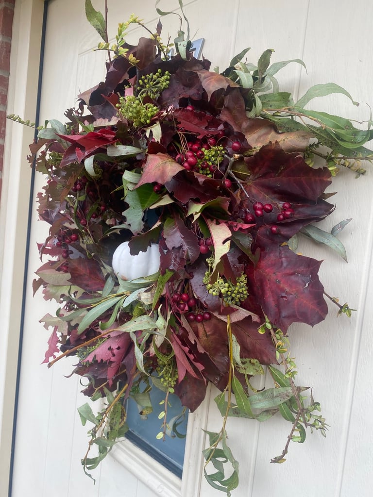 Autumn handmade wreath 
