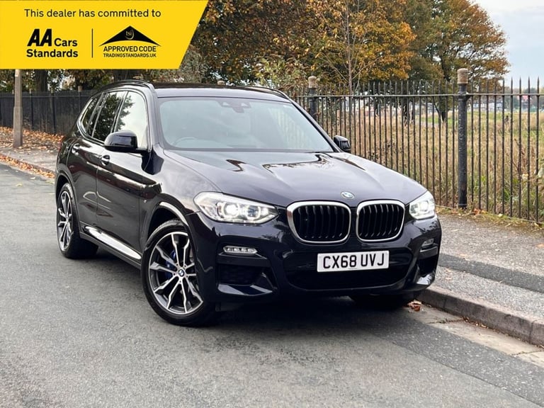 2018 68 BMW X3 2.0 20D M SPORT SUV 5DR DIESEL AUTO XDRIVE EURO 6 (S/S) (190 PS) 
