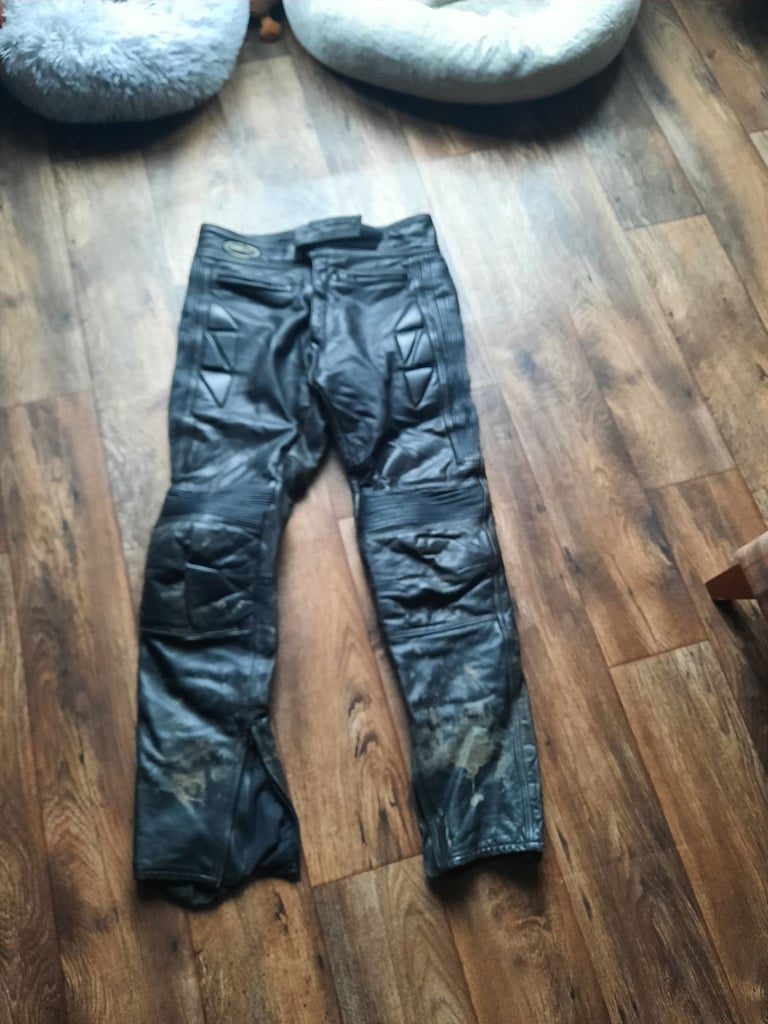 Dannis sport leather trousers