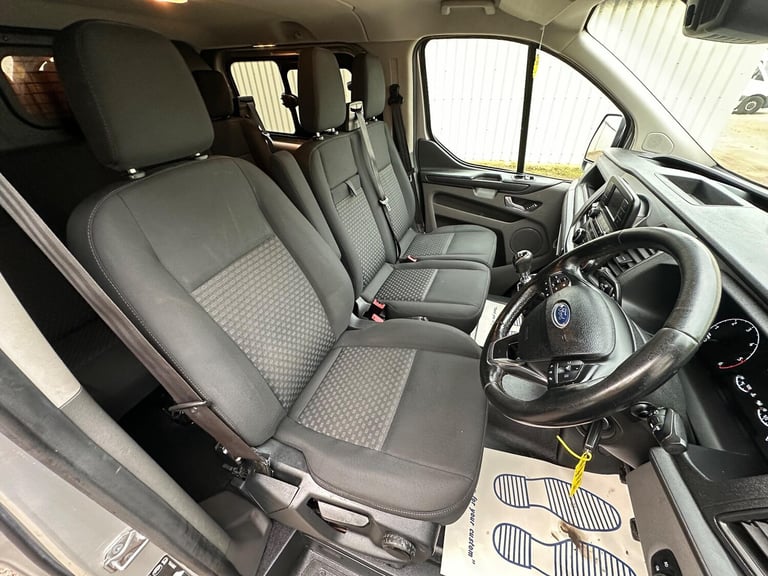2019 Ford Transit Custom 2.0 EcoBlue 130ps Low Roof D/Cab Trend Van PANEL VAN DIESEL Manual