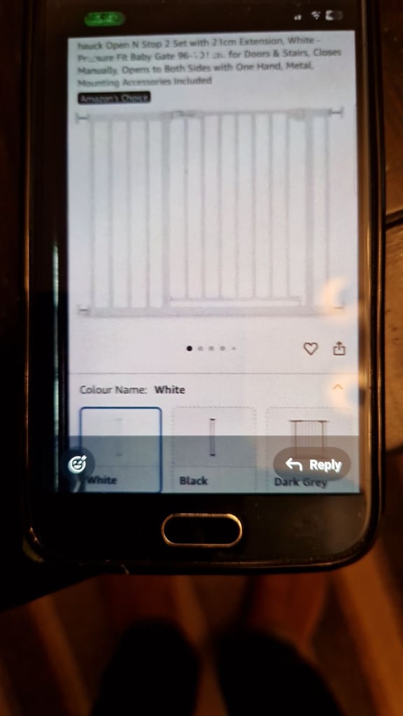 Brand  New  Hauck  Pressure  Fit  Baby  Gate. 