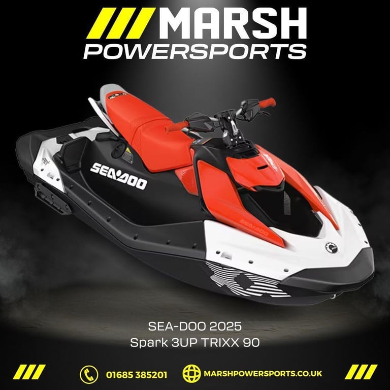 Sea-Doo Spark 3UP TRIXX 90 2025 - Sea-Doo Dealer - 1300 OFF! Ext Warranty!