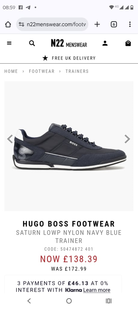 Mens Hugo boss 