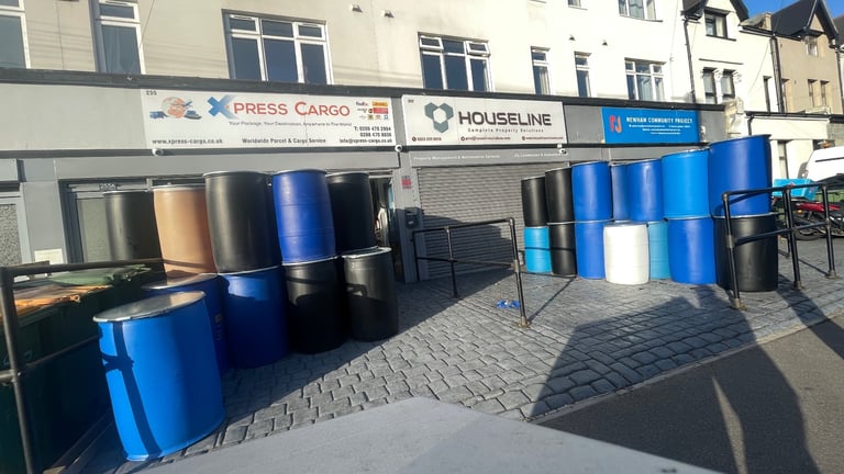Plastic barrels & Boxes 