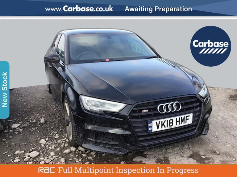 image for 2018 Audi S3 2.0 TFSI Black Edition Sportback 5dr Petrol S Tronic quattro Euro 6 (s/s) ( Hatchbac...