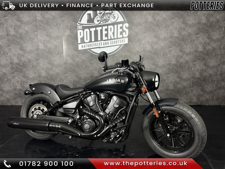 Indian Scout Bobber Limited Tech + 2025 with 800 miles!