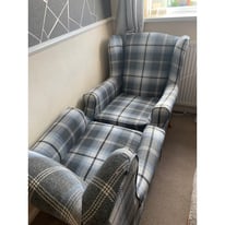 X2 fireside armchairs 