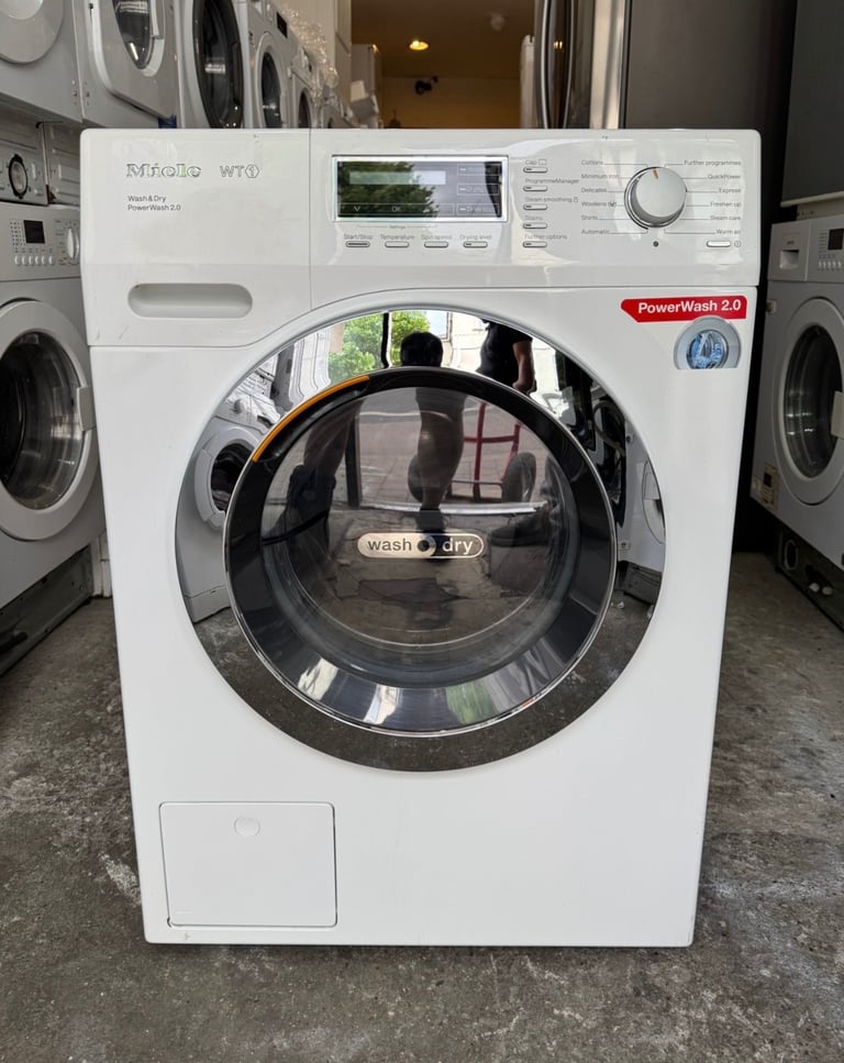 image for 8KG MIELE NICE WHITE JUST WASHING MACHINE WITH WARRANTY 