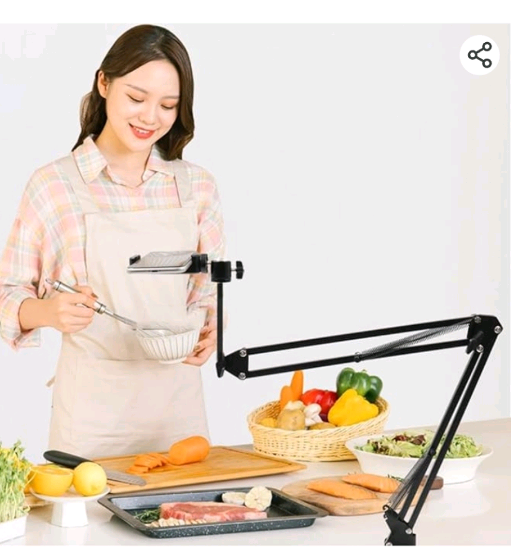Overhead Tripod Mount Articulating Arm,Long Video Webcam Stand