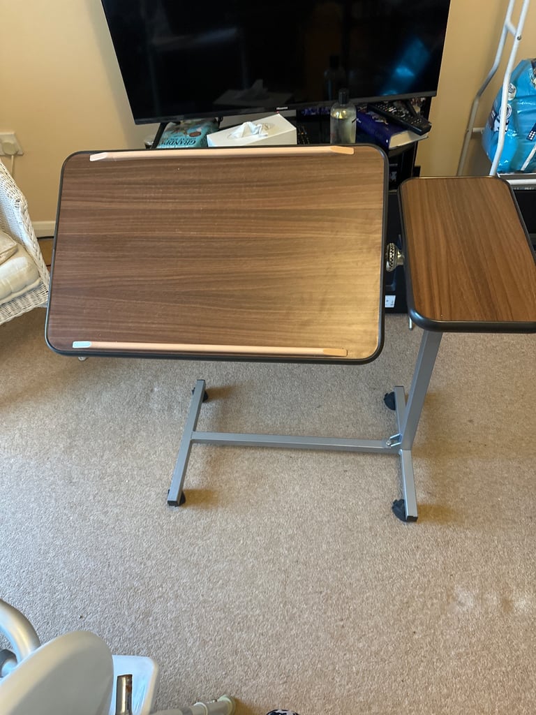 Over Bed Table with wheels 