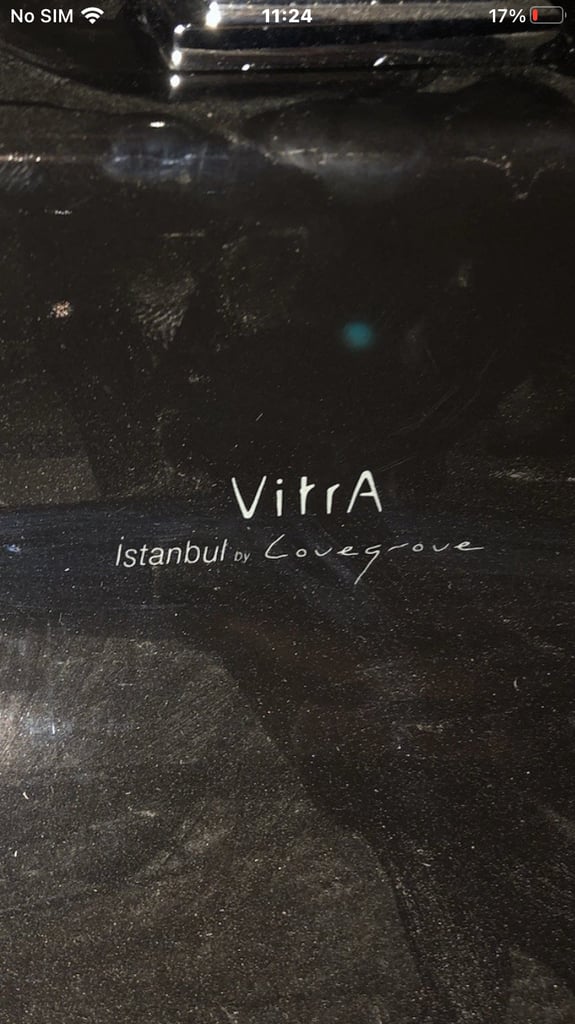 VitrA Black Basin, Countertop & Wall Hung Unit Sink Bathroom Designer 