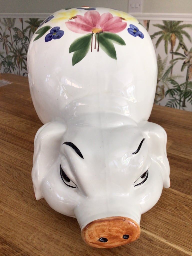 Large Pottery Piggy Bank