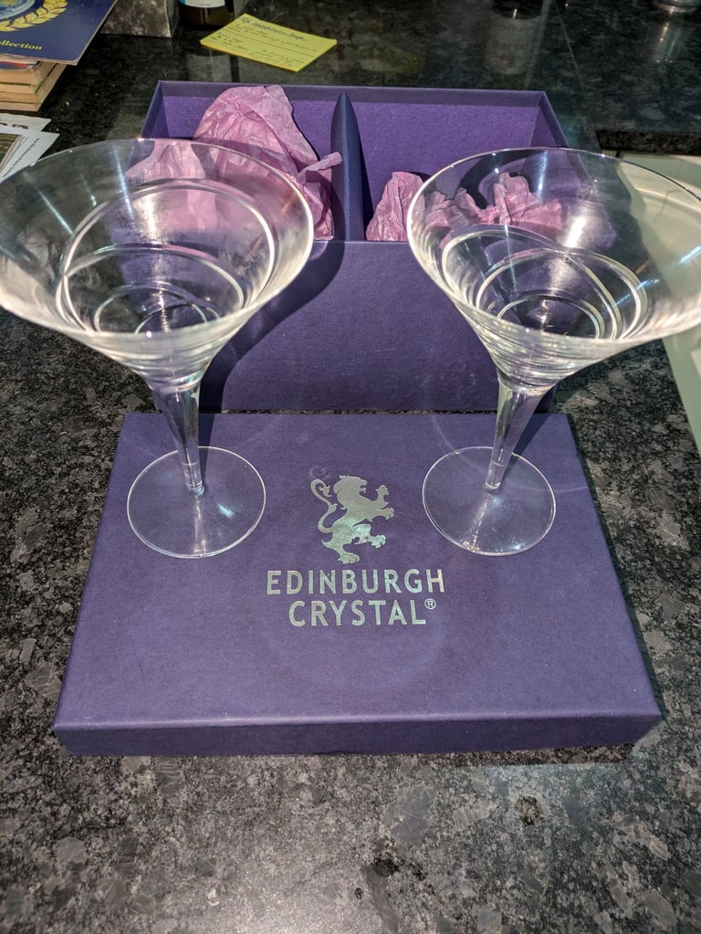 image for Edinburgh crystal glasses