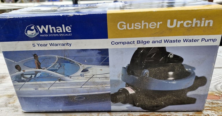 Used Whale Gusher Urchin Bilge Pump 43LPM BP9013 