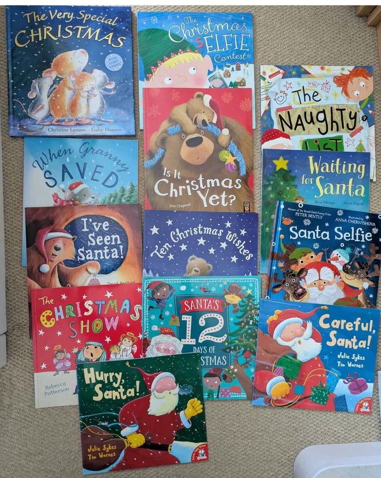 Bundle of 13 Christmas books 