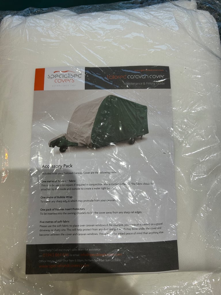 Caravan winter cover 