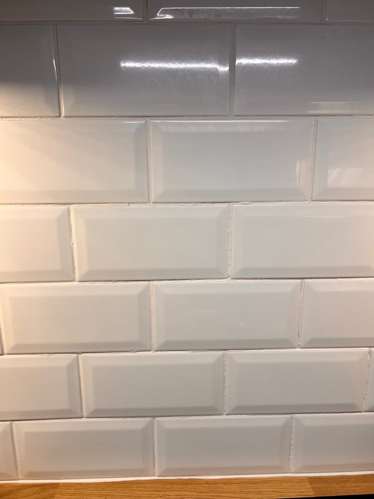 image for White metro tiles
