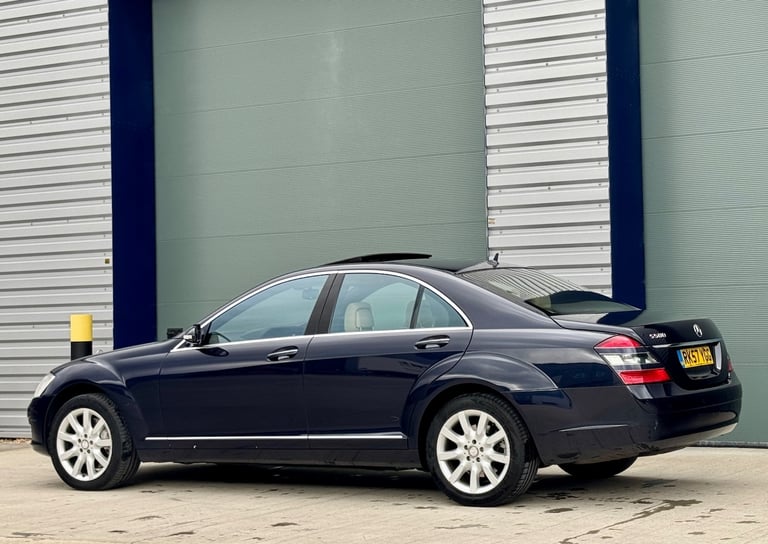 MERCEDES-BENZ S500 5.5 V8 PETROL AUTO 5DR SALOON 2007 [57] BLUE