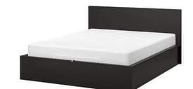 Free delivery Ikea king bed and mattress 