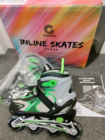 Gonex Inline Skates for Girls Boys Kids, Adjustable Skates for