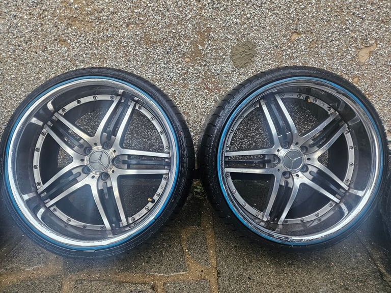 20inch mercedes wheels with new tyres