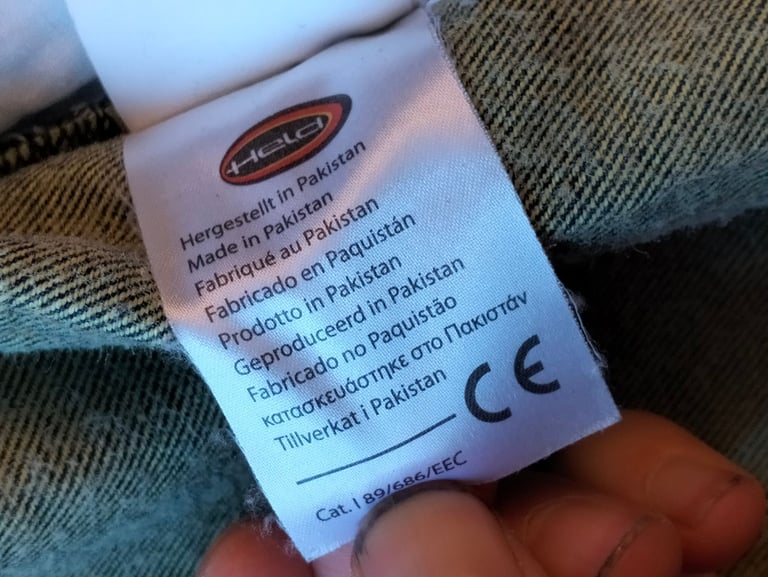 Held Mens Blue Motorcycle Aramid Lined Jeans Trousers Size M W32 L34 D30 Armour