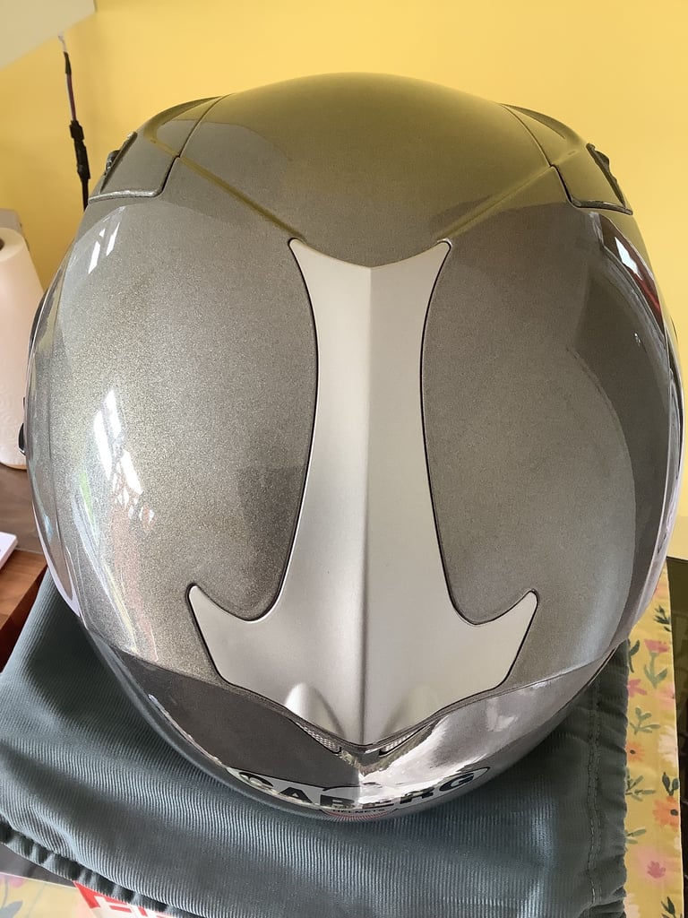 Full Face Motorcycle Helmet, Caberg V2 Titanium, Size Small, 55-56cm, Excellent. 