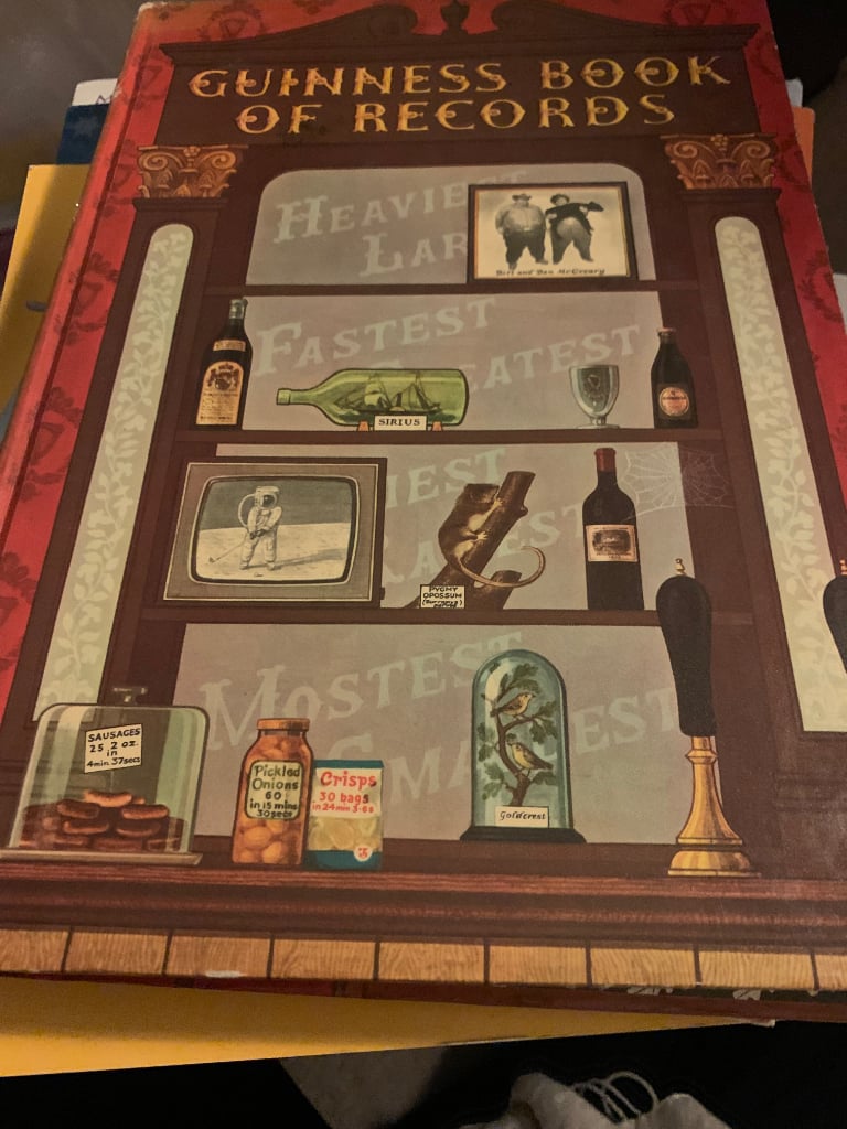 image for Guinness book of records, issued in approx in 1987