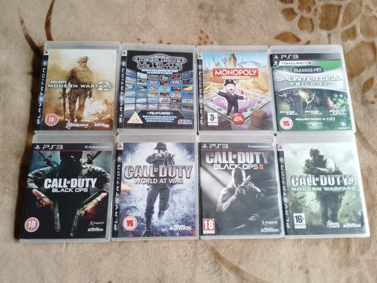 Call of Duty Bundle / Splinter Cell Trilogy / Sega Mega drive Ultimate PS3  Collection | in Longsight, Manchester | Gumtree