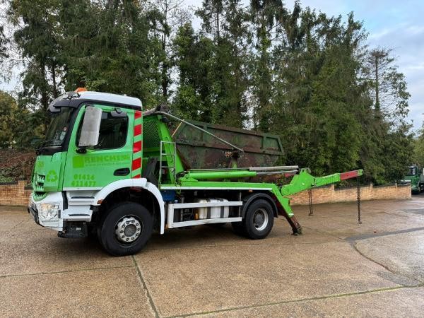 Mercedes 1824 Hyvalift Skip Loader 4x2 Extendable Arms Easy Sheet 