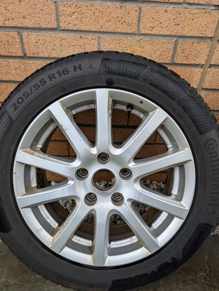 Autec skandic 16 inch alloys continental winter tyres TS850 