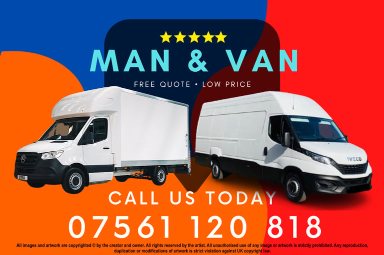 Man and van hot sale hire near me