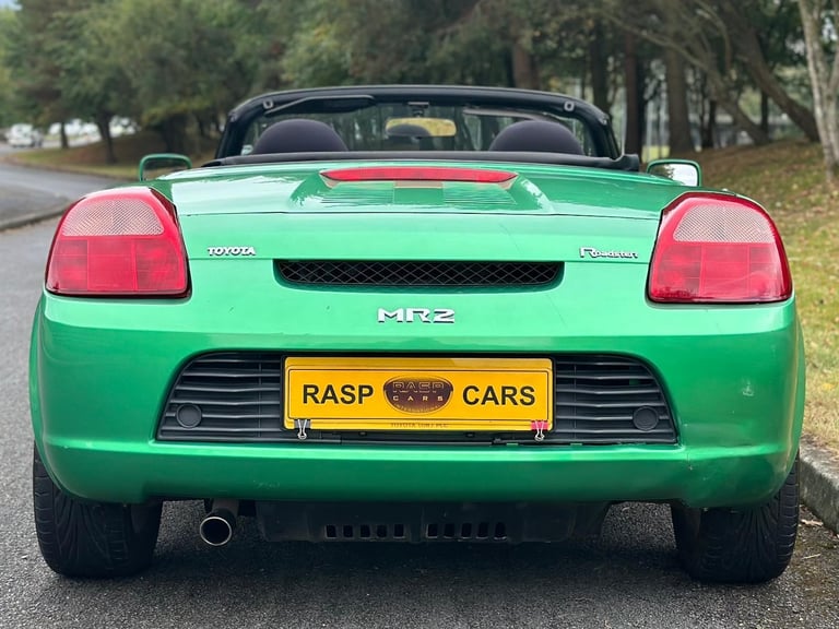 2001 Toyota MR2 1.8 Roadster Rare Cape Green Low Mileage (63k) 1 Owner From New