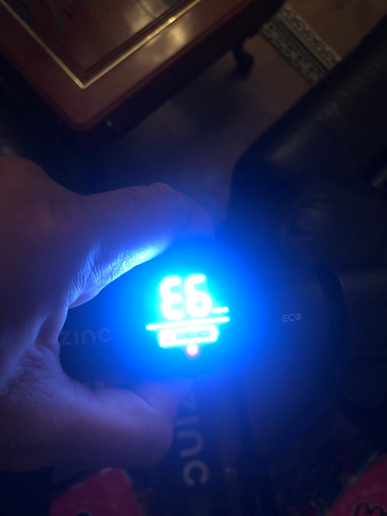 Electric Zinc Scooter Read whole add error code
