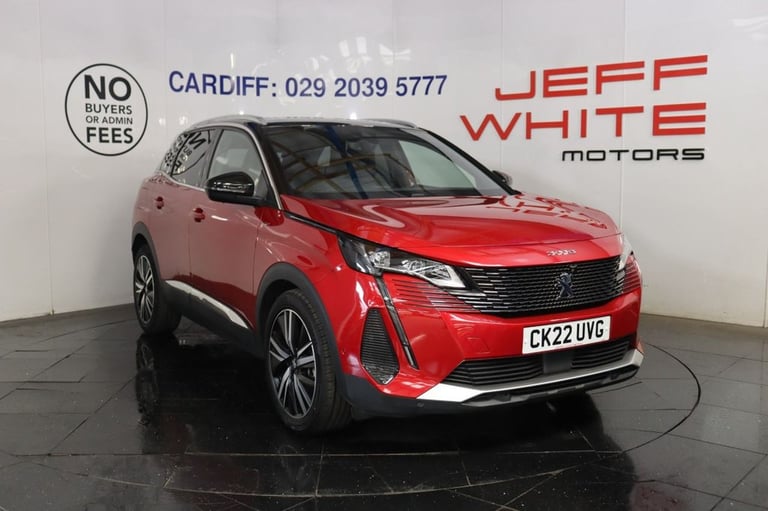 2022 Peugeot 3008 1.5 BlueHDi GT Premium 5dr EAT (SAT NAV, HEATED SEATS) HATCHBACK Diesel Automatic
