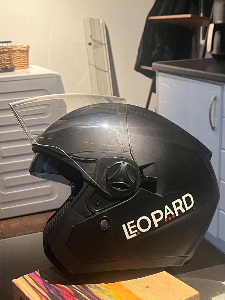 Leopard open face motorbike helmet 