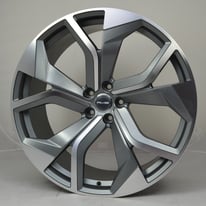 19" Gunmetal & Polished RSQ8 Style alloys 5x112 will fit VW, Audi, Seat, Skoda Etc