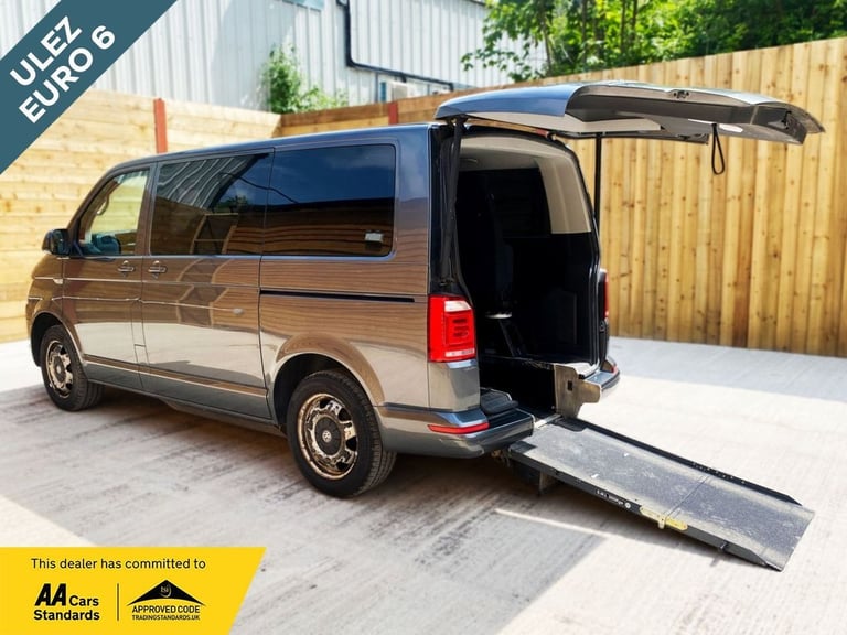 2018 Volkswagen Transporter 4 Seat Auto Driver Transfer Disabled Access Vehicle MPV Diesel Automatic