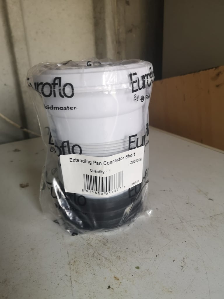 2x unused toilet pan connectors - £5