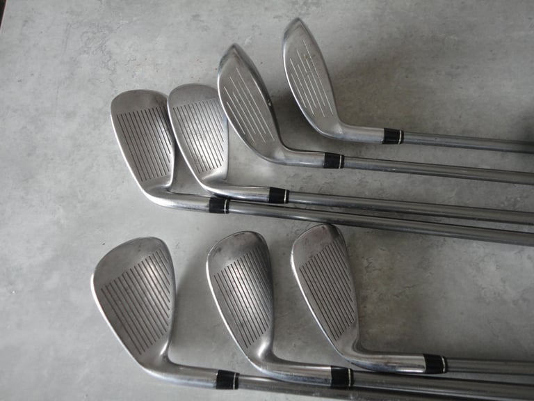 Various golf clubs sets of irons, Ping, wilson, titleist, taylormade ladies, macgregor, ben hogan
