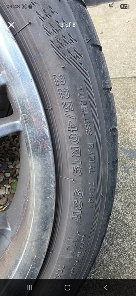 5x114.3 alloys with tyres