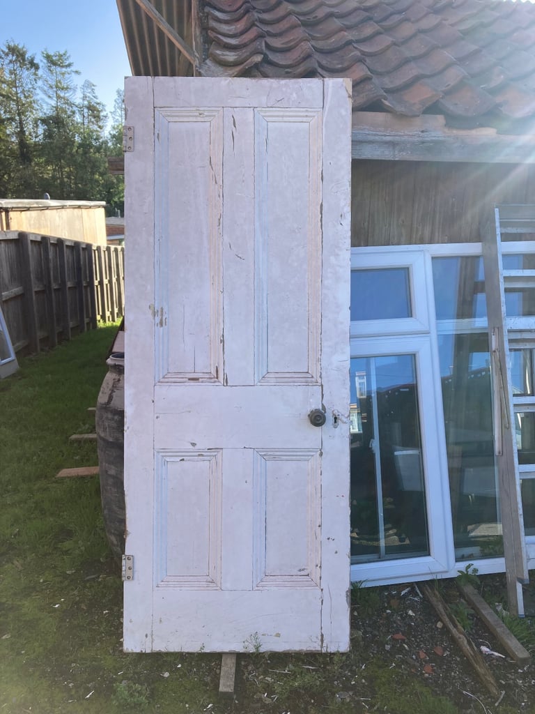 Reclaimed vintage four panel doors 