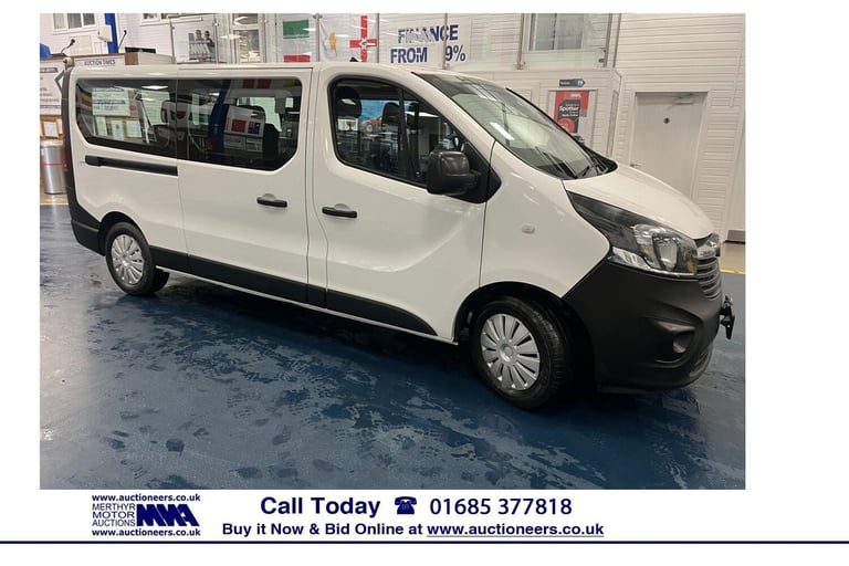 2018 Vauxhall Vivaro L2 1.6CDTI 120PS LWB 9 SEAT MINIBUS (EURO 6) MPV Diesel Manual