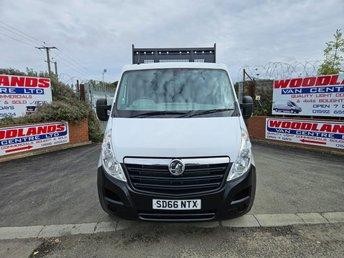 2016 ON 66 PLATE VAUXHALL MOVANO R3500 L3HI CDTL LWB TRW DOUBLE CAB TIPPER ULEZ