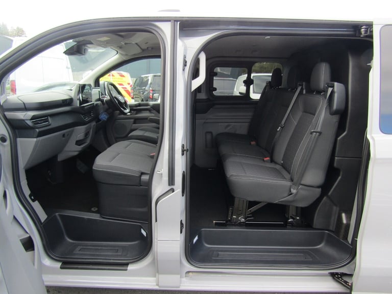 2025 Ford Transit Custom 2.0D EcoBlue 170ps H1 Double Cab Van Limited Auto Crew Bus Diesel Automatic