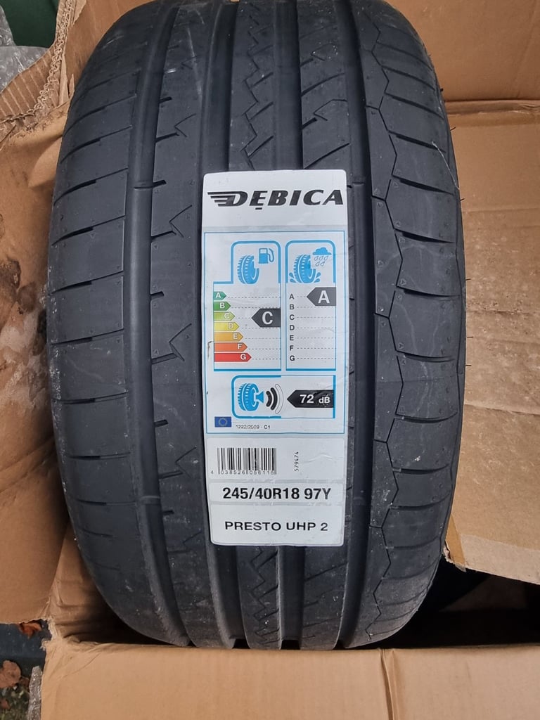 2x GoodYear Debica Presto UH P2245 40 18 97Y Brand New Tyres