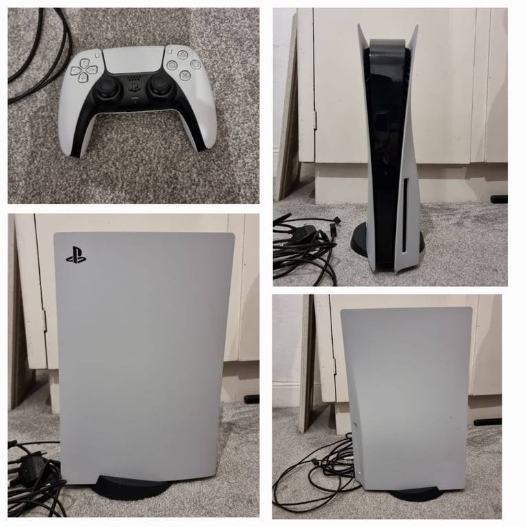PS5 disc console 825GB and controller. Original packaging. 
