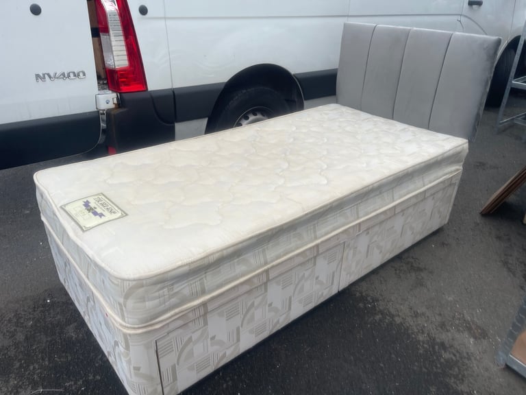 Single divan bed with mattress £50 delivered