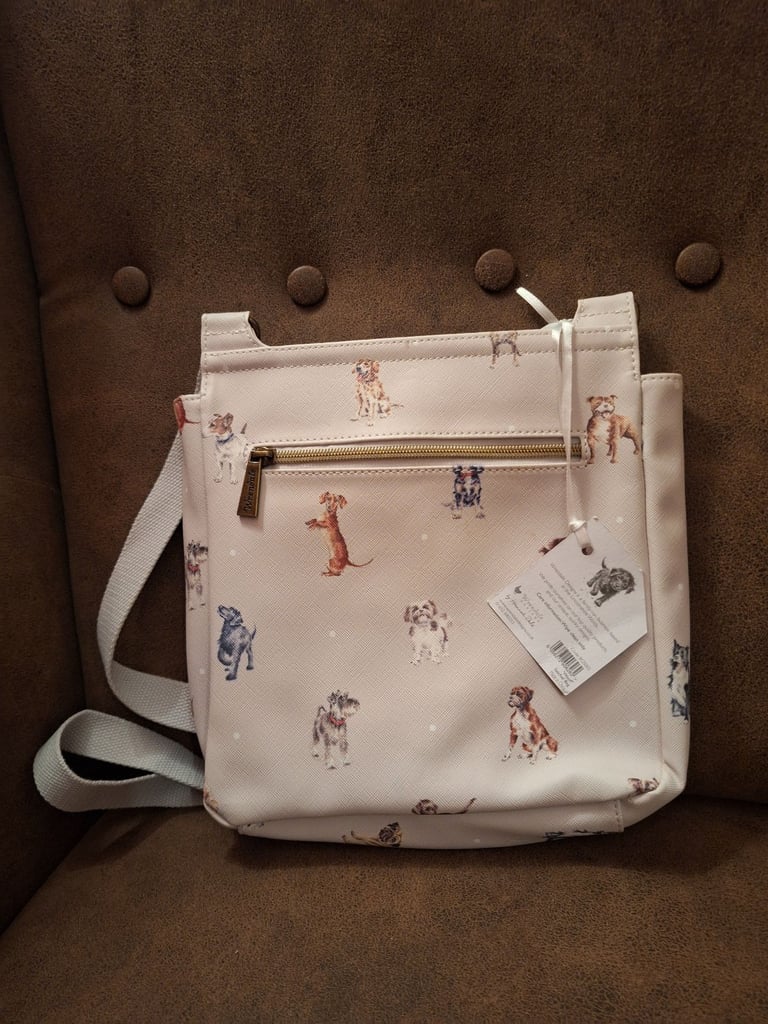 Wrendale Designs By Hannah Dale Satchel Crossbody Handbag Dogs Design BNWT